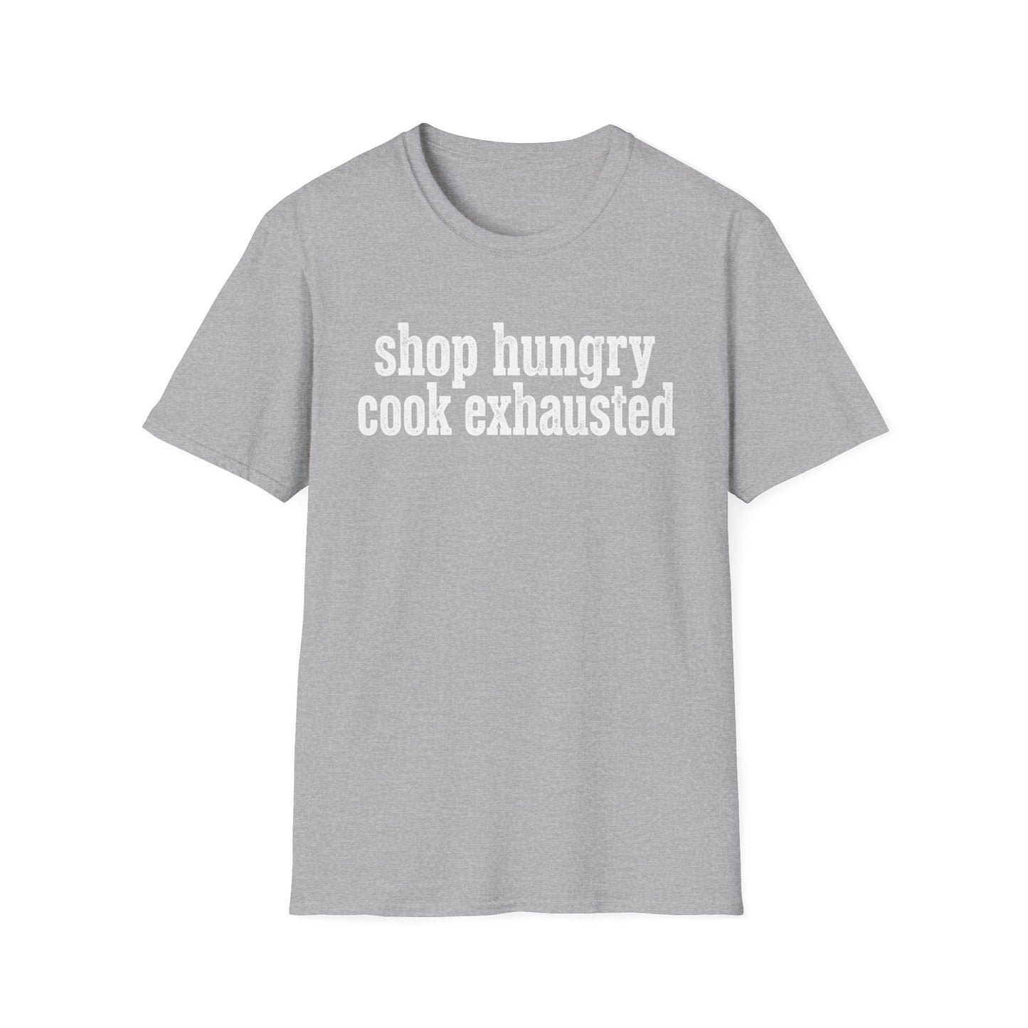 Shop Hungry Cook Exhausted T-Shirt