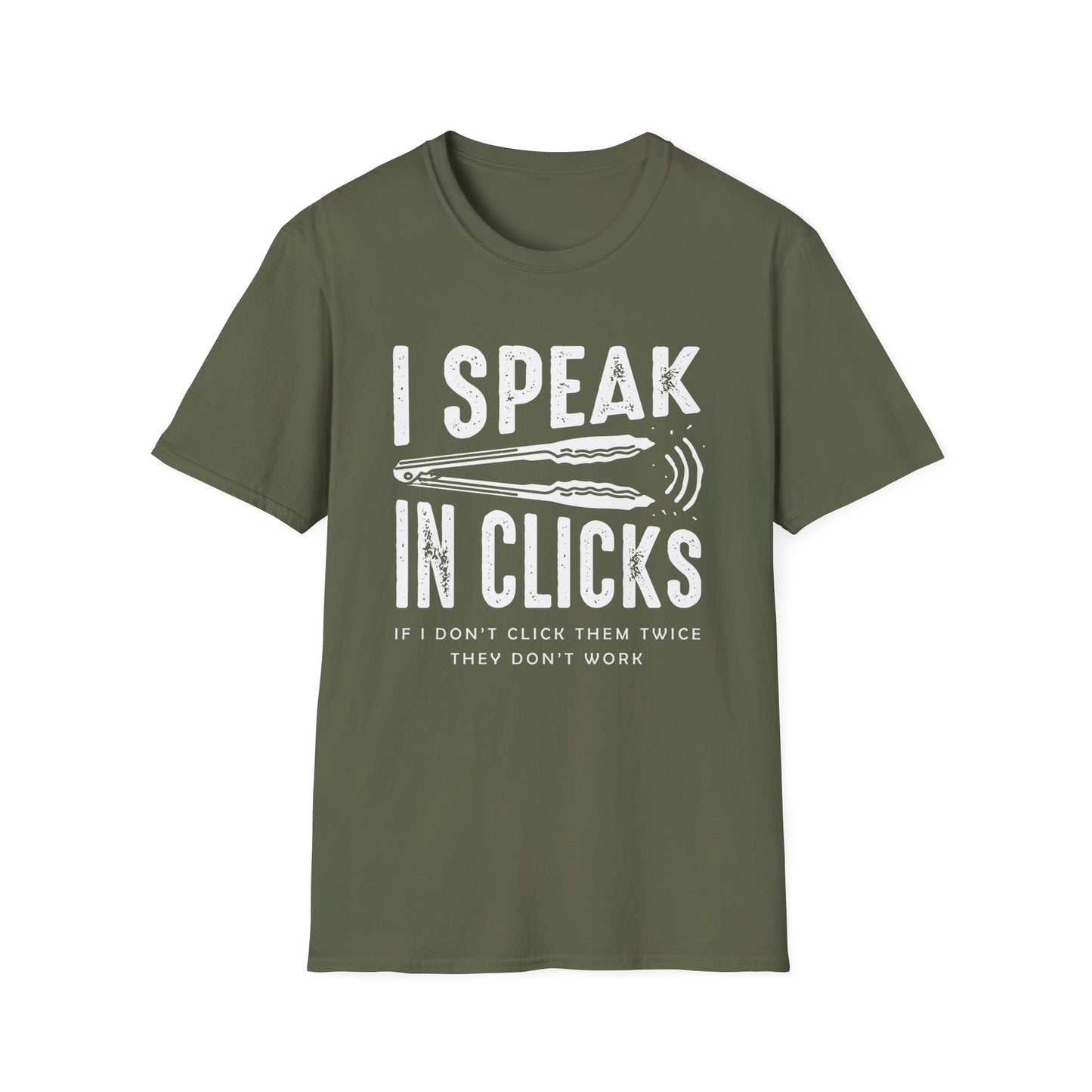 I Speak In Clicks T-Shirt