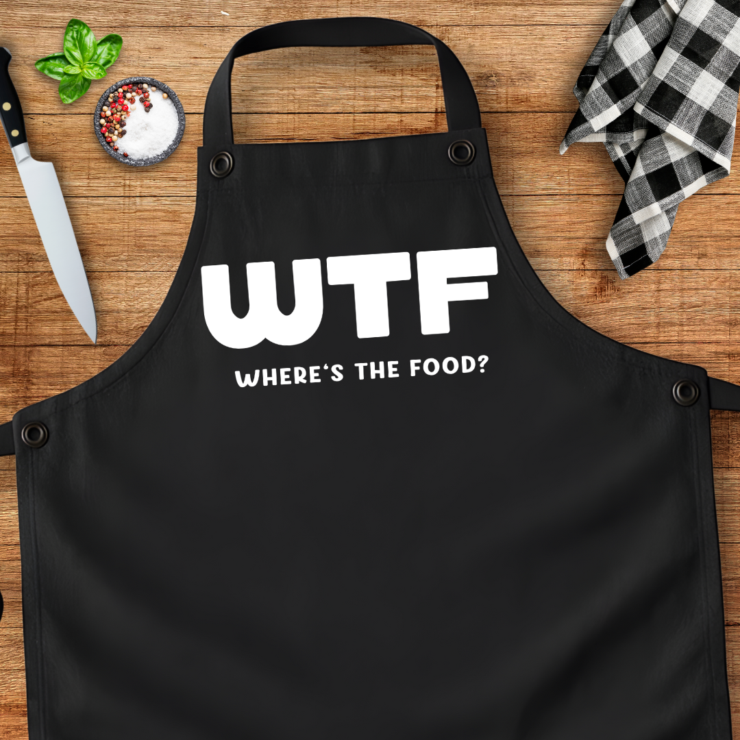 WTF Where's The Food Apron