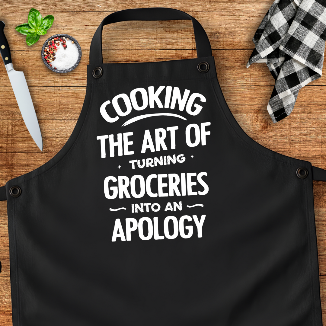 Cooking The Art Of Turning Groceries Into An Apology Apron