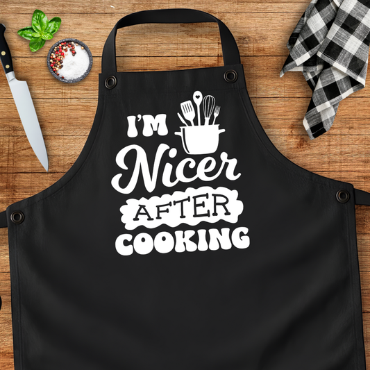 I'm Nicer After Cooking Apron
