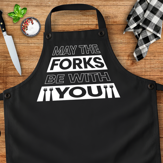 May The Forks Be With You Apron