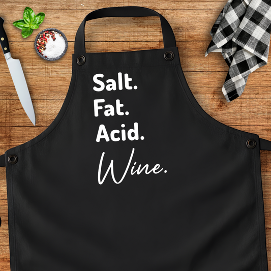 Salt Fat Acid Wine Apron